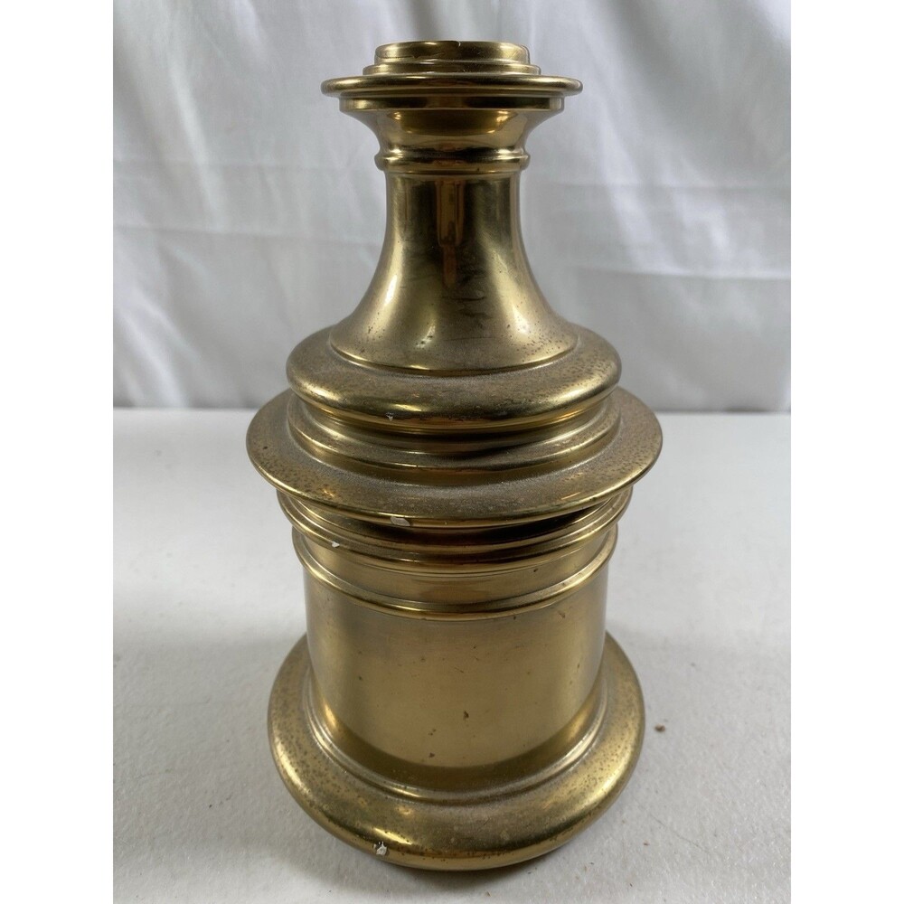 Vintage Brass Table Lamp Spacer Column Lamp Parts #203